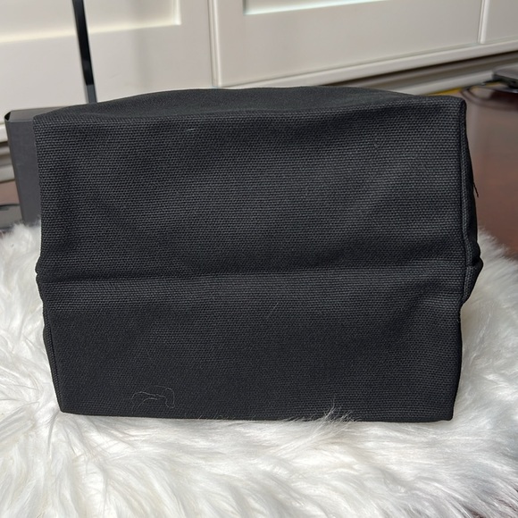 PRADA Beauty L'HOMME Milano L'EAU Black Mini Tote Canvas Bag Box PRADA Logo NWOT - Picture 6 of 17